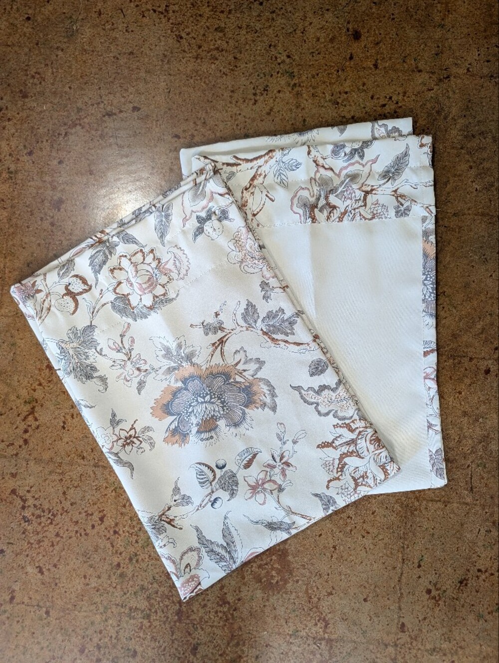 Levtex Home Ophelia Blush Floral Curtain Panels Set of 2 Boho Traditional